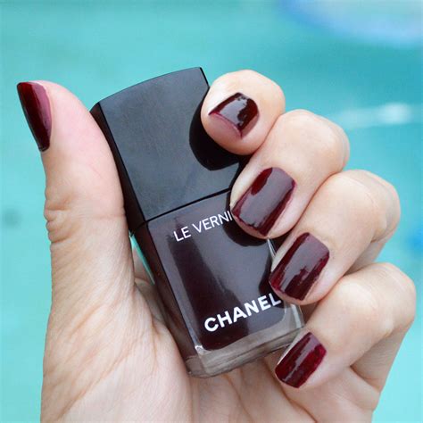 chanel rouge noir nail polish dupe|chanel organdi nail polish dupe.